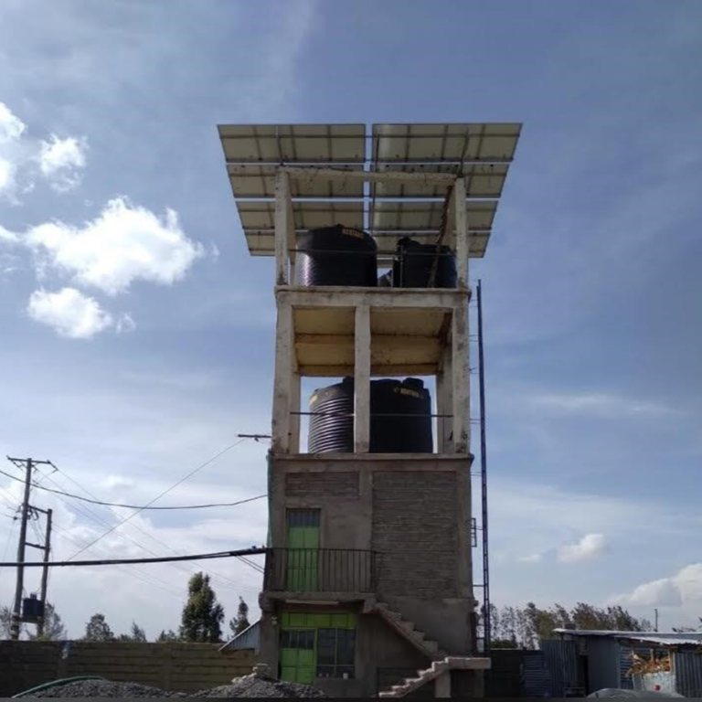 Home easy water concrete tower