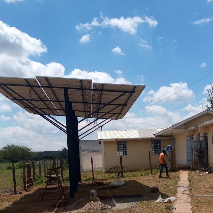 Home easy water fabricated solar structure